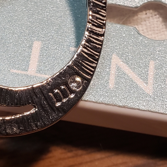 Vintage Monet Bridal Collection Silvertone Cubic Zirconia & Faux Pearl earrings - Picture 6 of 8